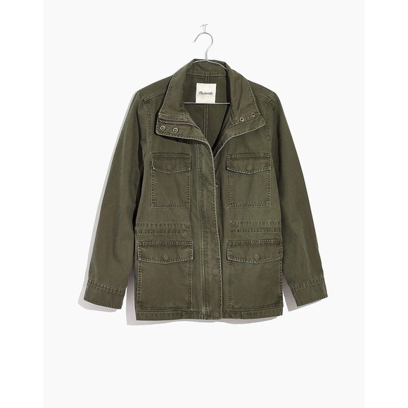 Madewell Olive Jean Jacket - Picture 4 of 12